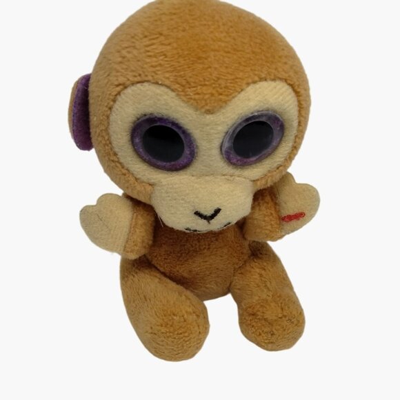 McDonald's Happy Meal Toy Ty Teenie Beanie Boos Bongo Monkey 2017 Plush Toy - Picture 3 of 8